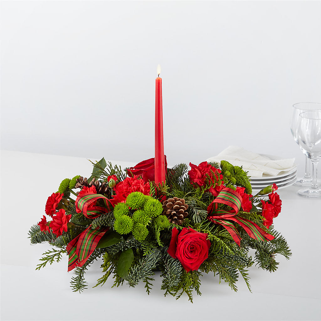By the Candlelight Centerpiece – Infinity Floral, Osseo MN
