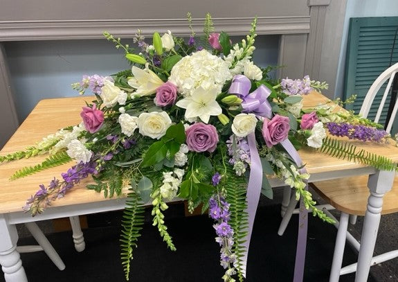 Beautiful Memories Casket Spray – Infinity Floral, Osseo MN