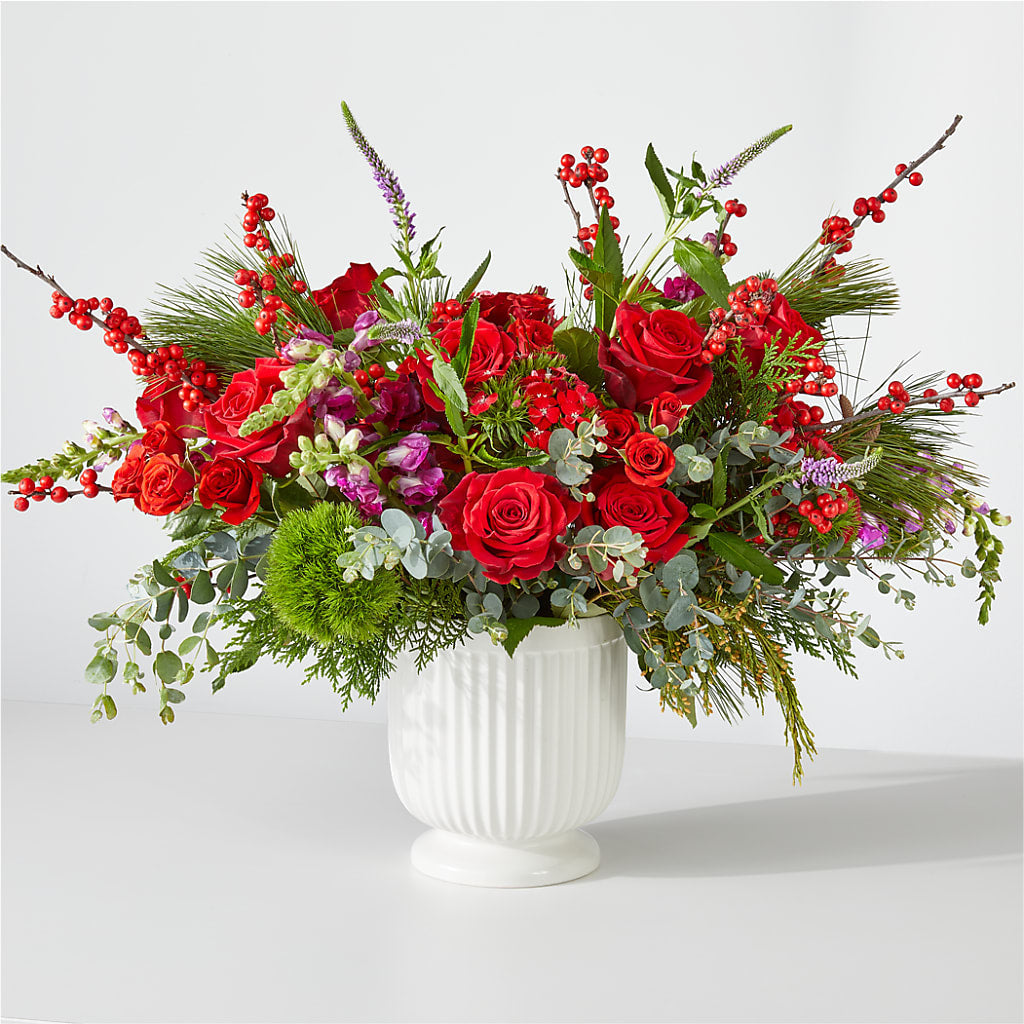 Big Red Bow Bouquet – Infinity Floral, Osseo MN