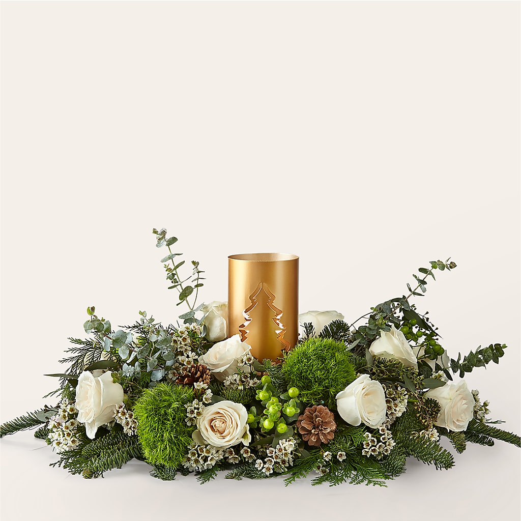 Chestnuts Roasting Centerpiece – Infinity Floral, Osseo MN