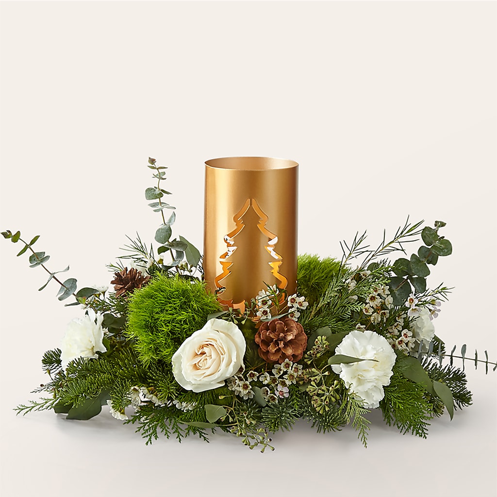 Chestnuts Roasting Centerpiece – Infinity Floral, Osseo MN