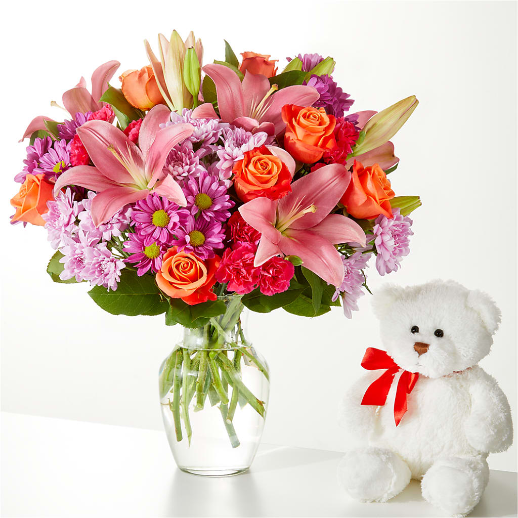 One and Only Bouquet and Bear Bundle – Infinity Floral, Osseo MN