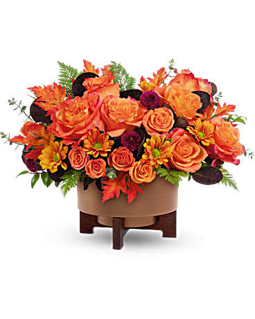 Fall For Copper Centerpiece – Infinity Floral, Osseo MN