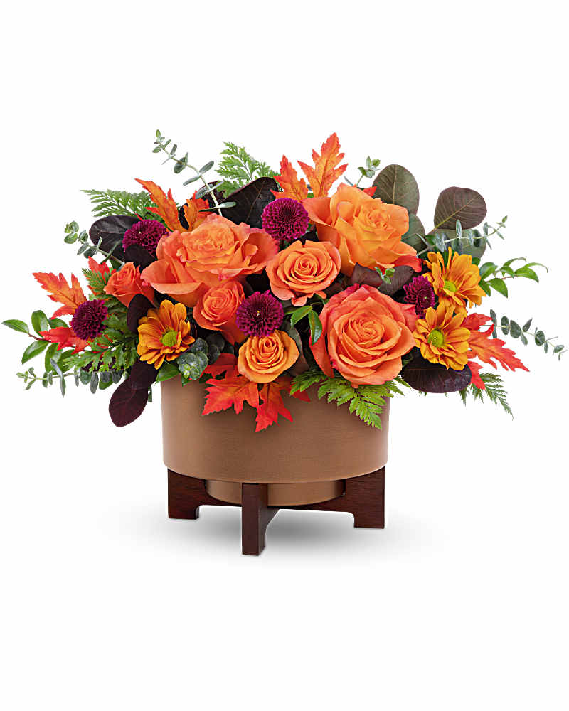 Fall For Copper Centerpiece – Infinity Floral, Osseo MN