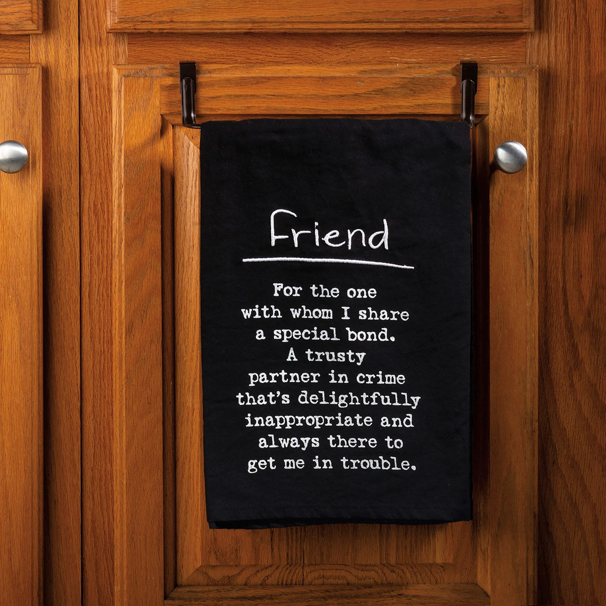 Friend Trusty Partner In Crime Kitchen Towel