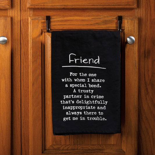 Friend Trusty Partner In Crime Kitchen Towel