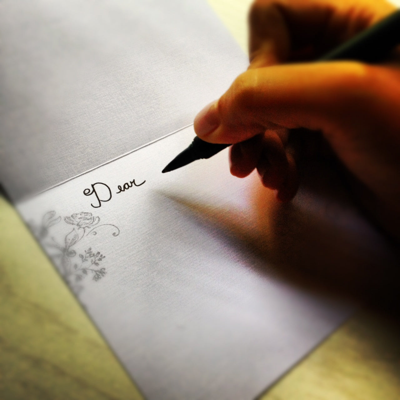 Hand Written Card – Infinity Floral, Osseo MN