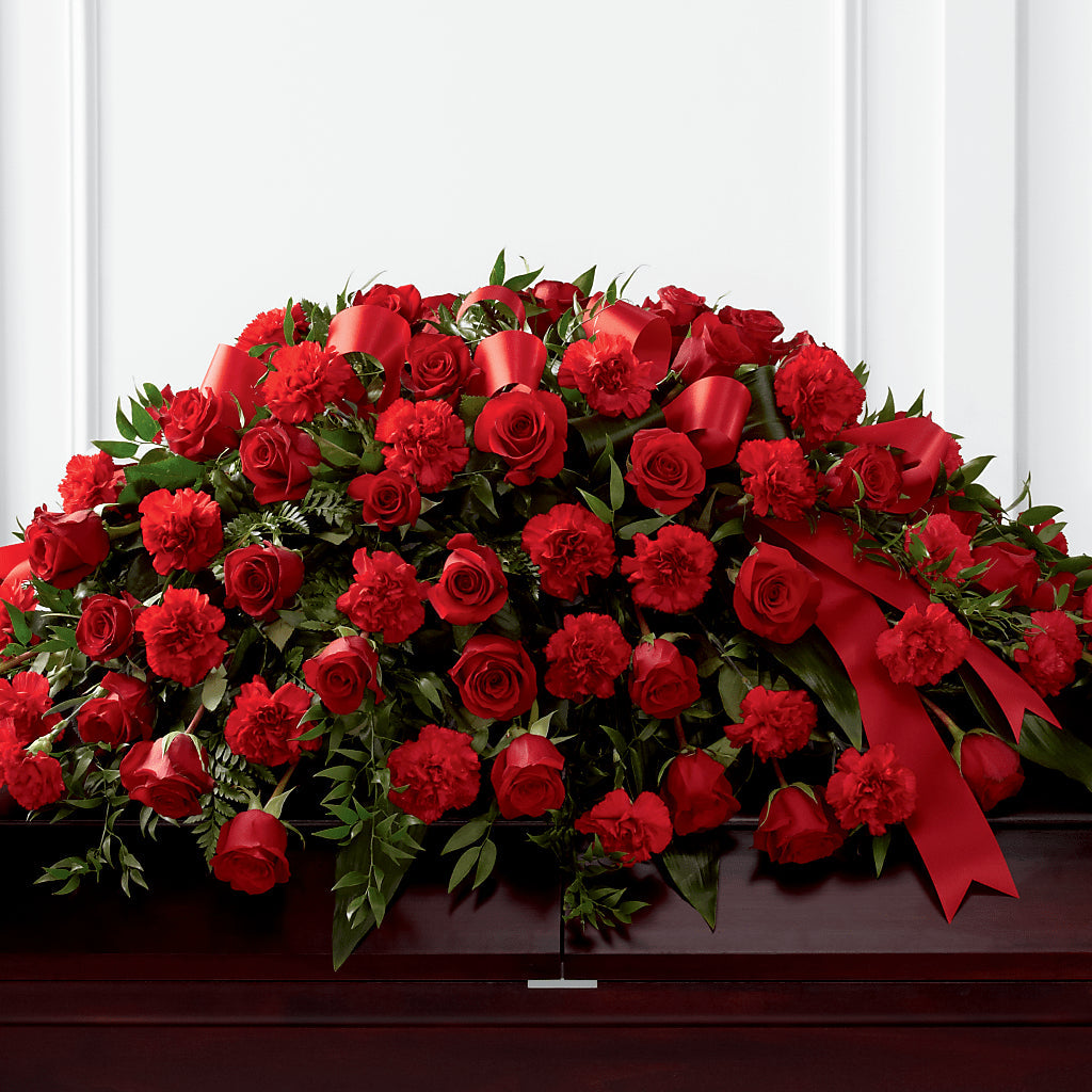 Tribute of Life Casket Spray – Infinity Floral, Osseo MN