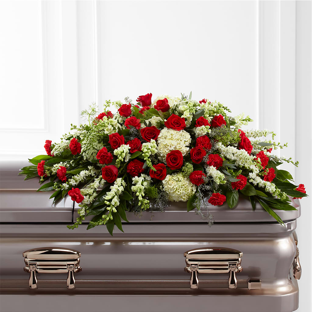 Sincerity Casket Spray – Infinity Floral, Osseo MN