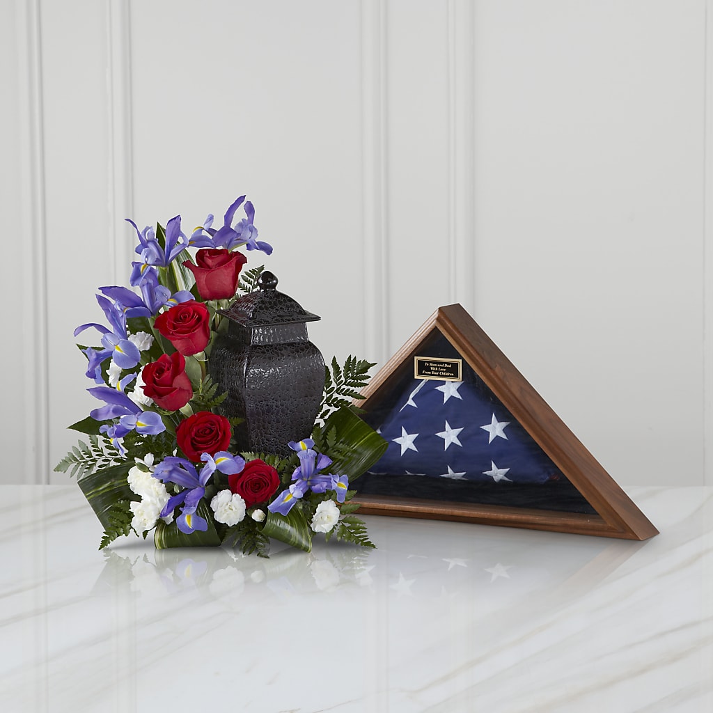 Patriotic Tribute Arrangement – Infinity Floral, Osseo MN