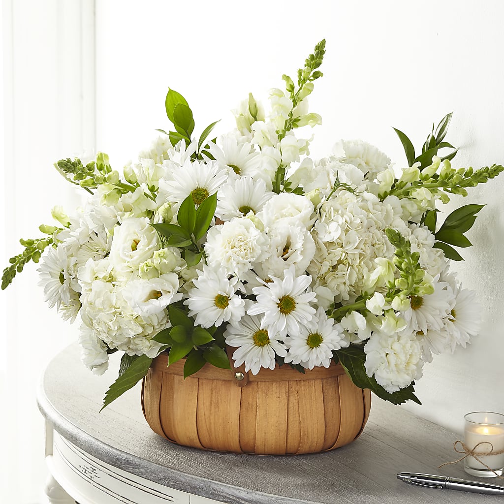 Pure Ivory Basket – Infinity Floral, Osseo MN