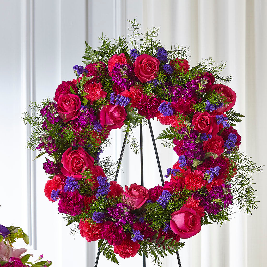 Calming Colors Wreath – Infinity Floral, Osseo MN