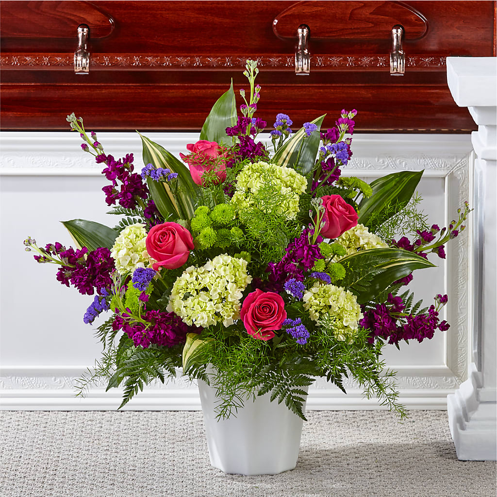 Beautiful Horizons Floor Basket – Infinity Floral, Osseo MN