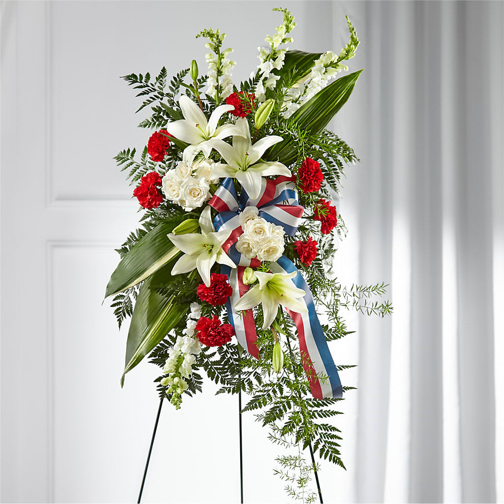 Stars of Life Standing Spray – Infinity Floral, Osseo MN
