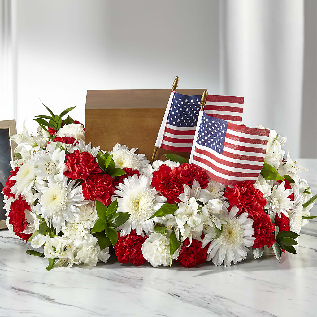 Spirit of Patriotism Cremation Adornment – Infinity Floral, Osseo MN