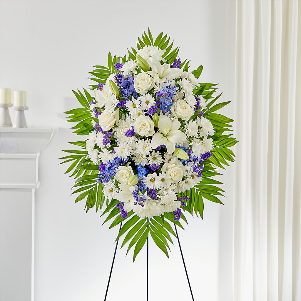 At Rest Standing Spray – Infinity Floral, Osseo MN