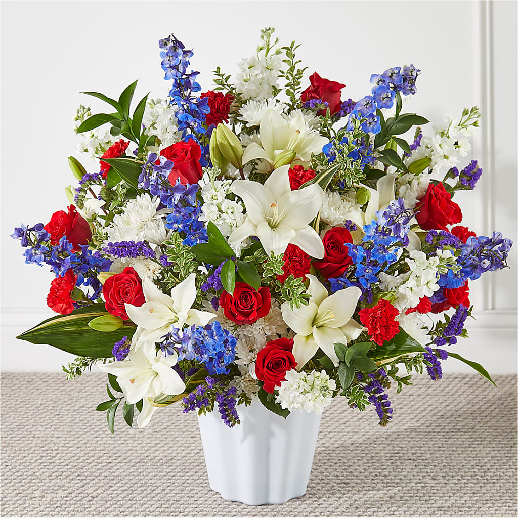 Consoled Floor Basket – Infinity Floral, Osseo MN