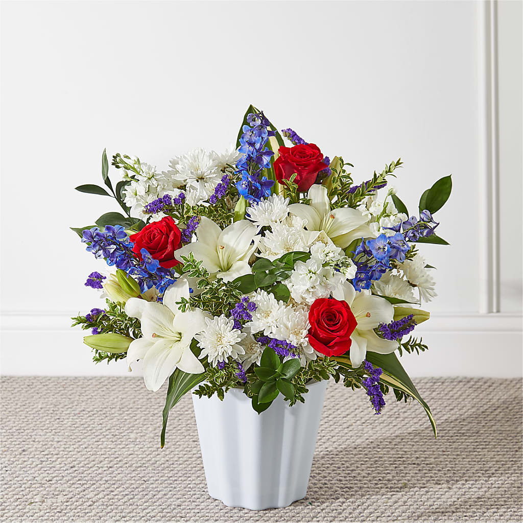 Consoled Floor Basket – Infinity Floral, Osseo MN