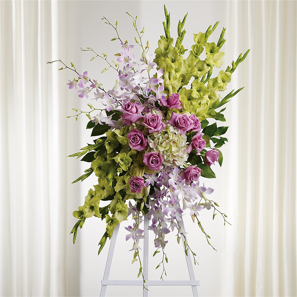 Lasting Legacy Standing Spray – Infinity Floral, Osseo MN