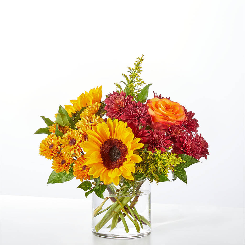 Flannel Scarf Bouquet – Infinity Floral, Osseo MN