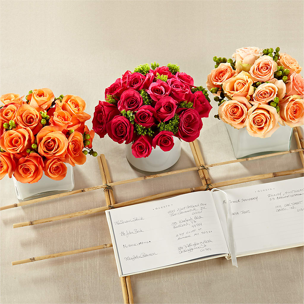 Dawn Rose Centerpiece – Infinity Floral, Osseo MN