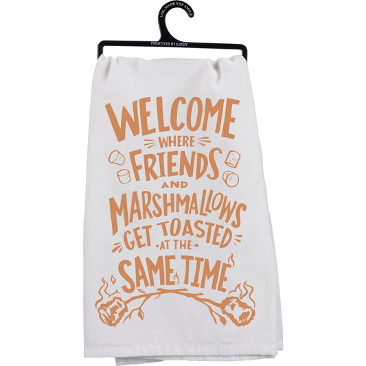 Where Marshmallows Get Toasted Kitchen Towel
