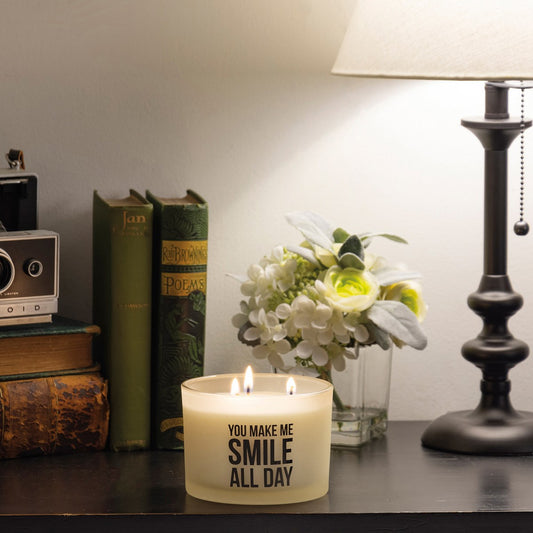 You Make Me Smile All Day Jar Candle