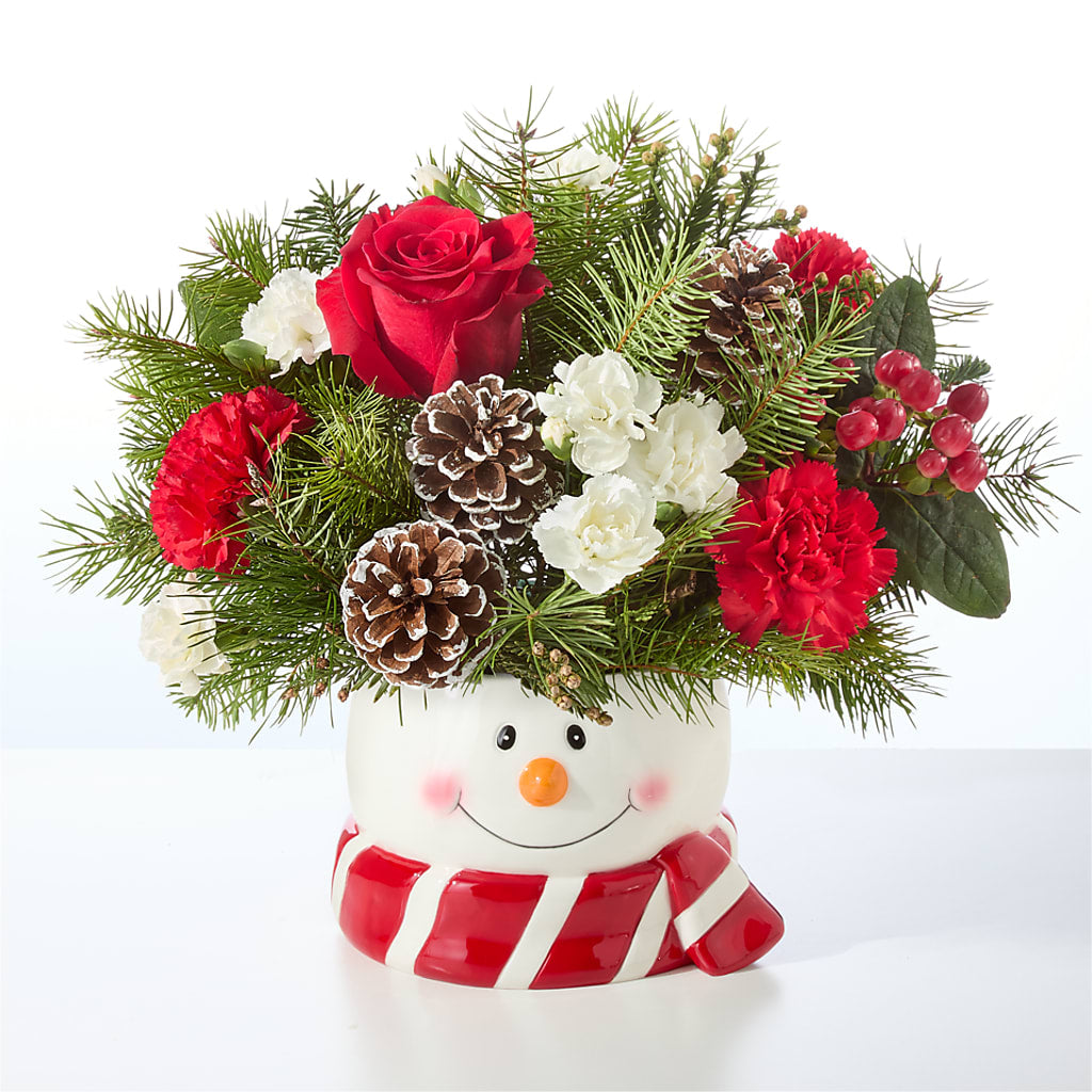Jolly Snowman Bouquet –  Infinity Floral, Osseo MN
