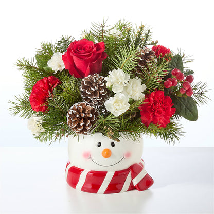 Jolly Snowman Bouquet –  Infinity Floral, Osseo MN