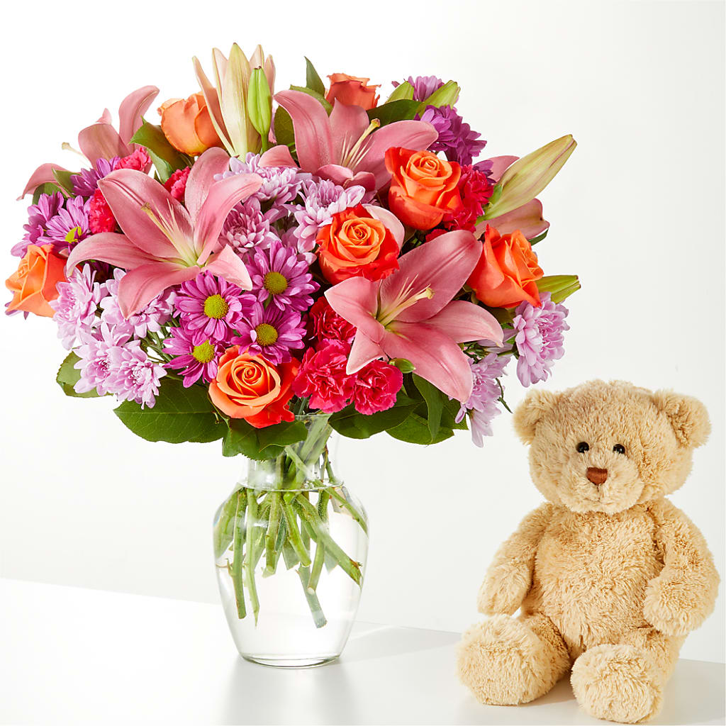 One and Only Bouquet and Bear Bundle –  Infinity Floral, Osseo MN