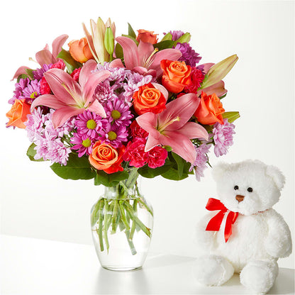 One and Only Bouquet and Bear Bundle –  Infinity Floral, Osseo MN