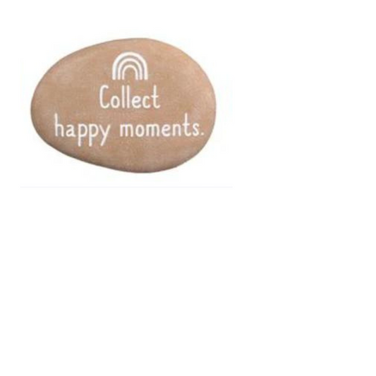 Collect Happy Moments Resin Kindness Rock
