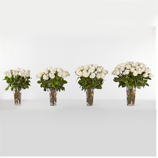 Long Stem White Rose Bouquet –  Infinity Floral, Osseo MN
