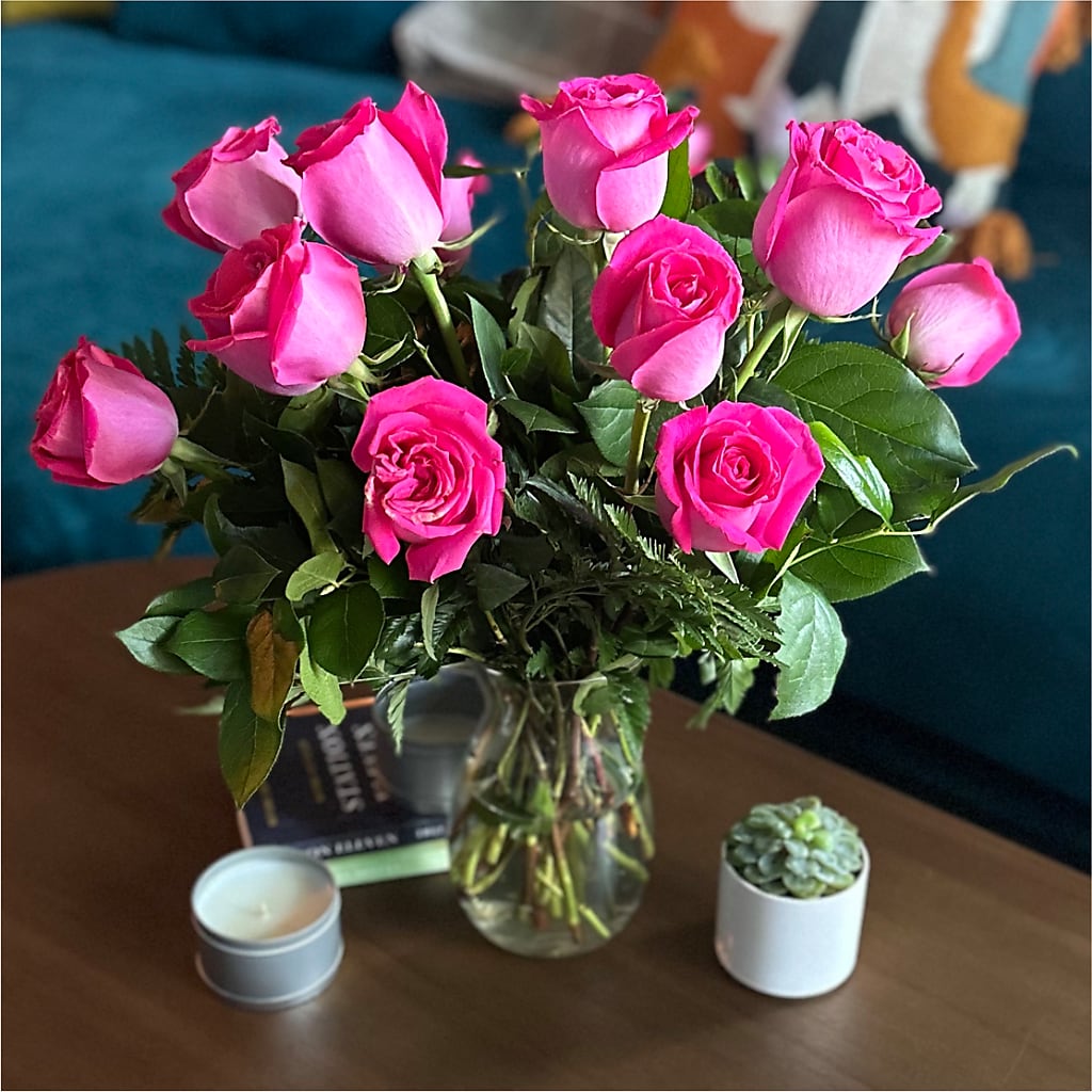 Long Stem Pink Rose Bouquet –  Infinity Floral, Osseo MN