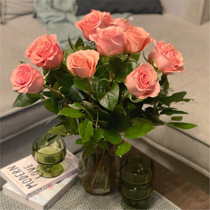 Long Stem Pink Rose Bouquet –  Infinity Floral, Osseo MN