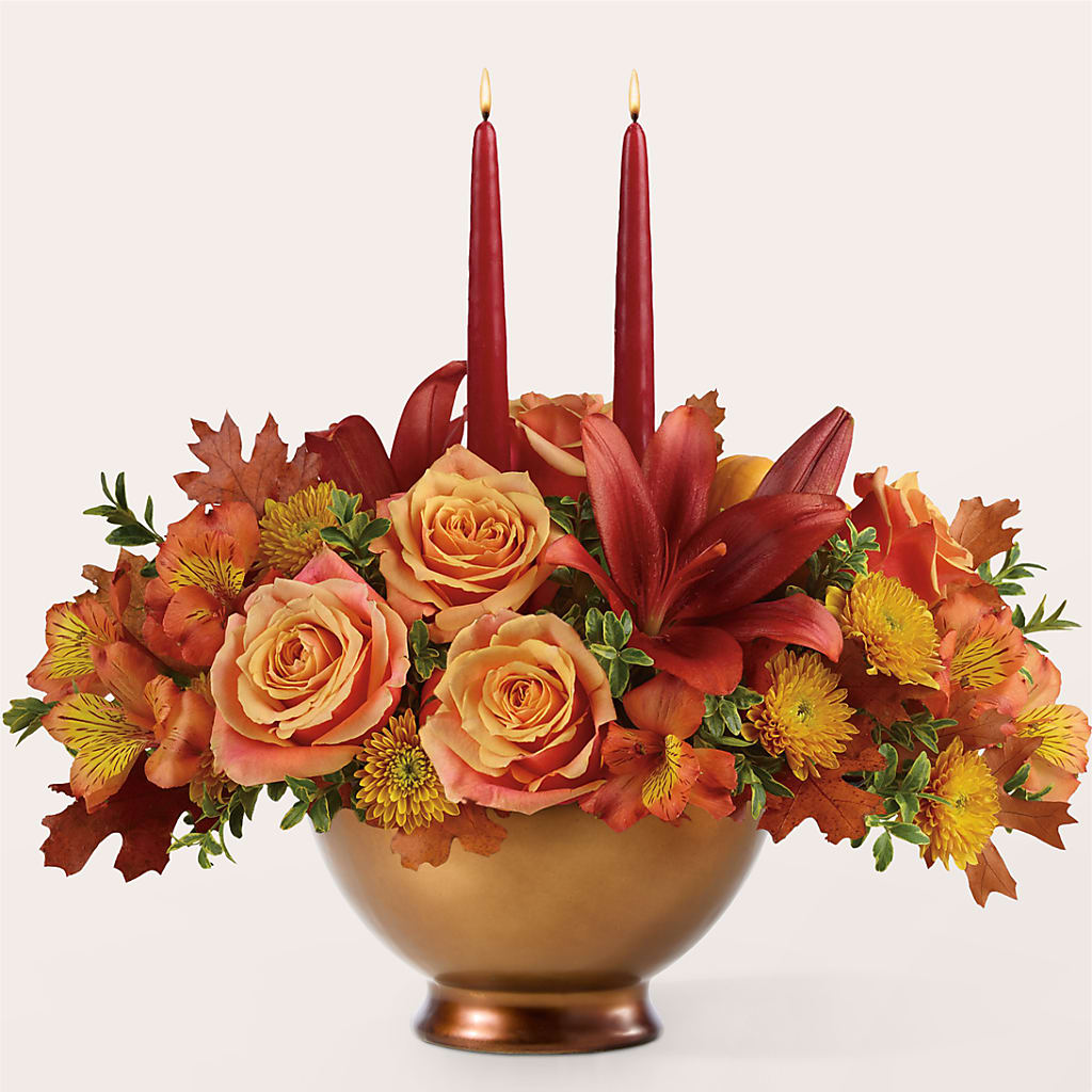Harvest Table Centerpiece –  Infinity Floral, Osseo MN