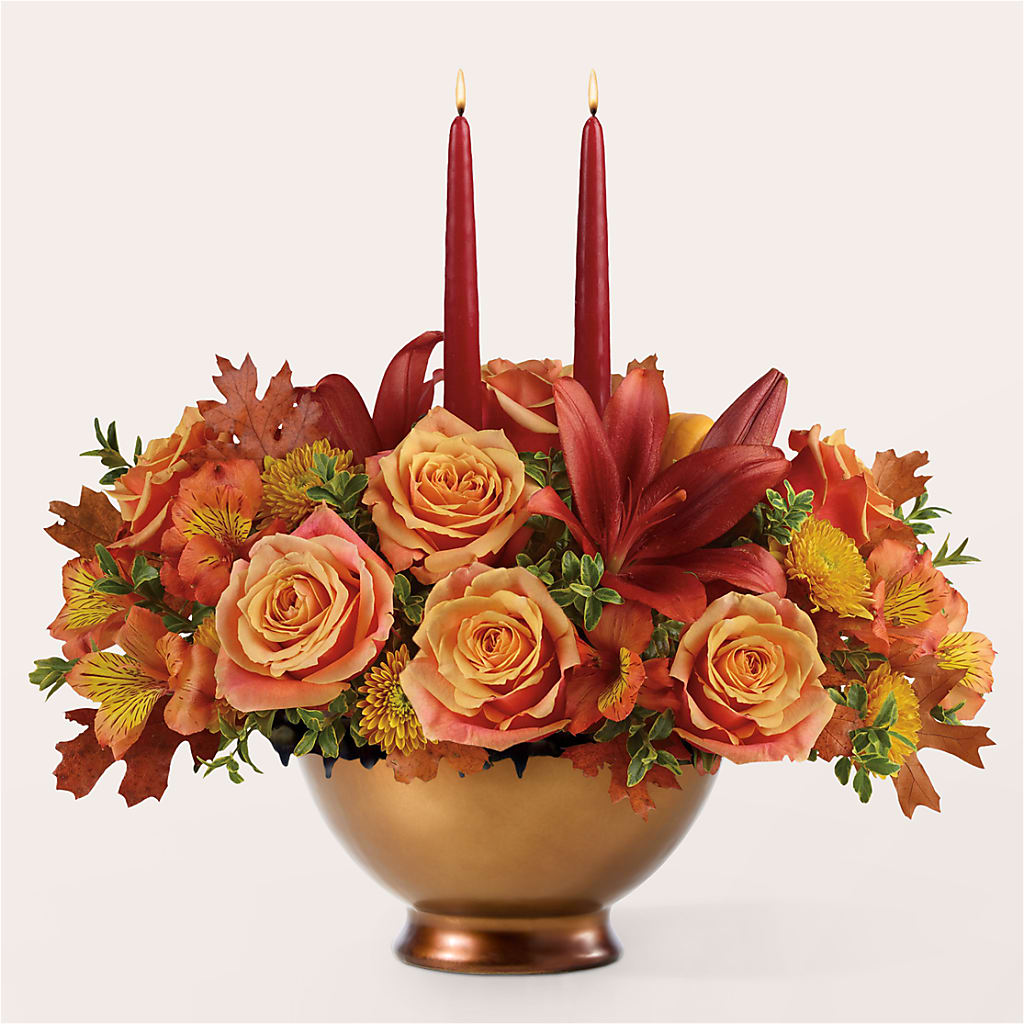 Harvest Table Centerpiece –  Infinity Floral, Osseo MN
