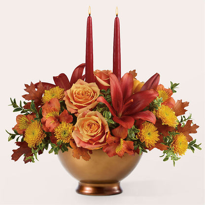 Harvest Table Centerpiece –  Infinity Floral, Osseo MN