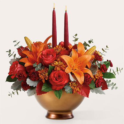 Fruits of Fall Centerpiece –  Infinity Floral, Osseo MN