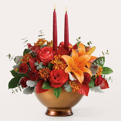 Fruits of Fall Centerpiece –  Infinity Floral, Osseo MN