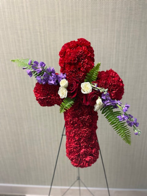 Faithful Hero Floral Cross