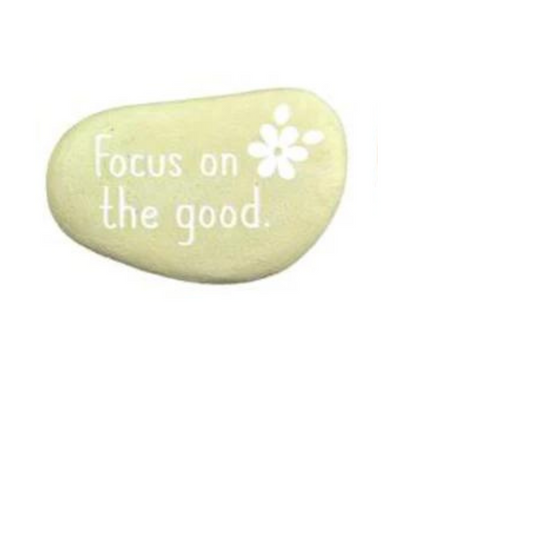 Focus On The Good Resin Kindness Rock