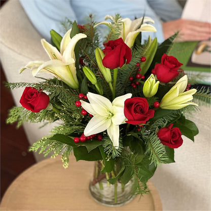 Sparkling Snowflakes Bouquet –  Infinity Floral, Osseo MN