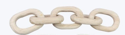 NATURAL WOOD CHAIN TABLETOP DECOR –  Infinity Floral, Osseo MN