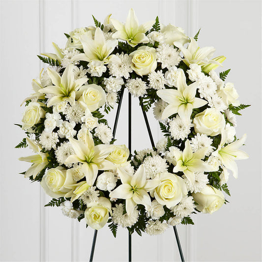 Treasured Tribute Wreath –  Infinity Floral, Osseo MN