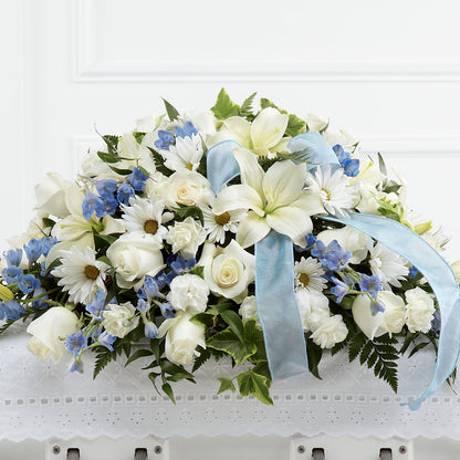 Tender Treasure Casket Spray –  Infinity Floral, Osseo MN