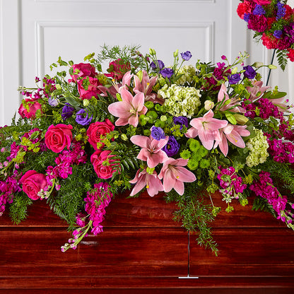 Radiant Tribute Casket Spray –  Infinity Floral, Osseo MN