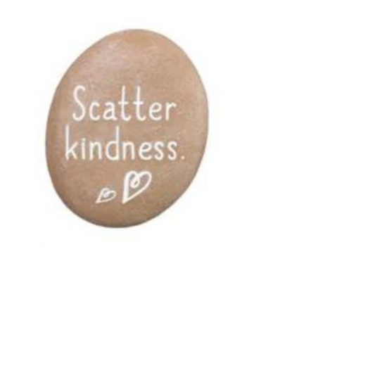 Scatter Kindness Resin Rock