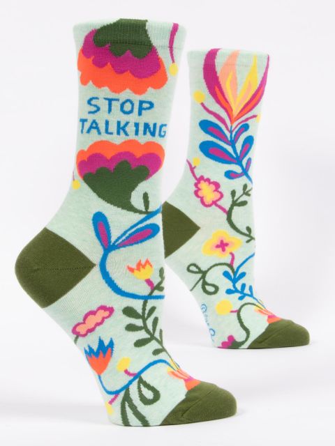 Stop Talking Women's Crew Socks