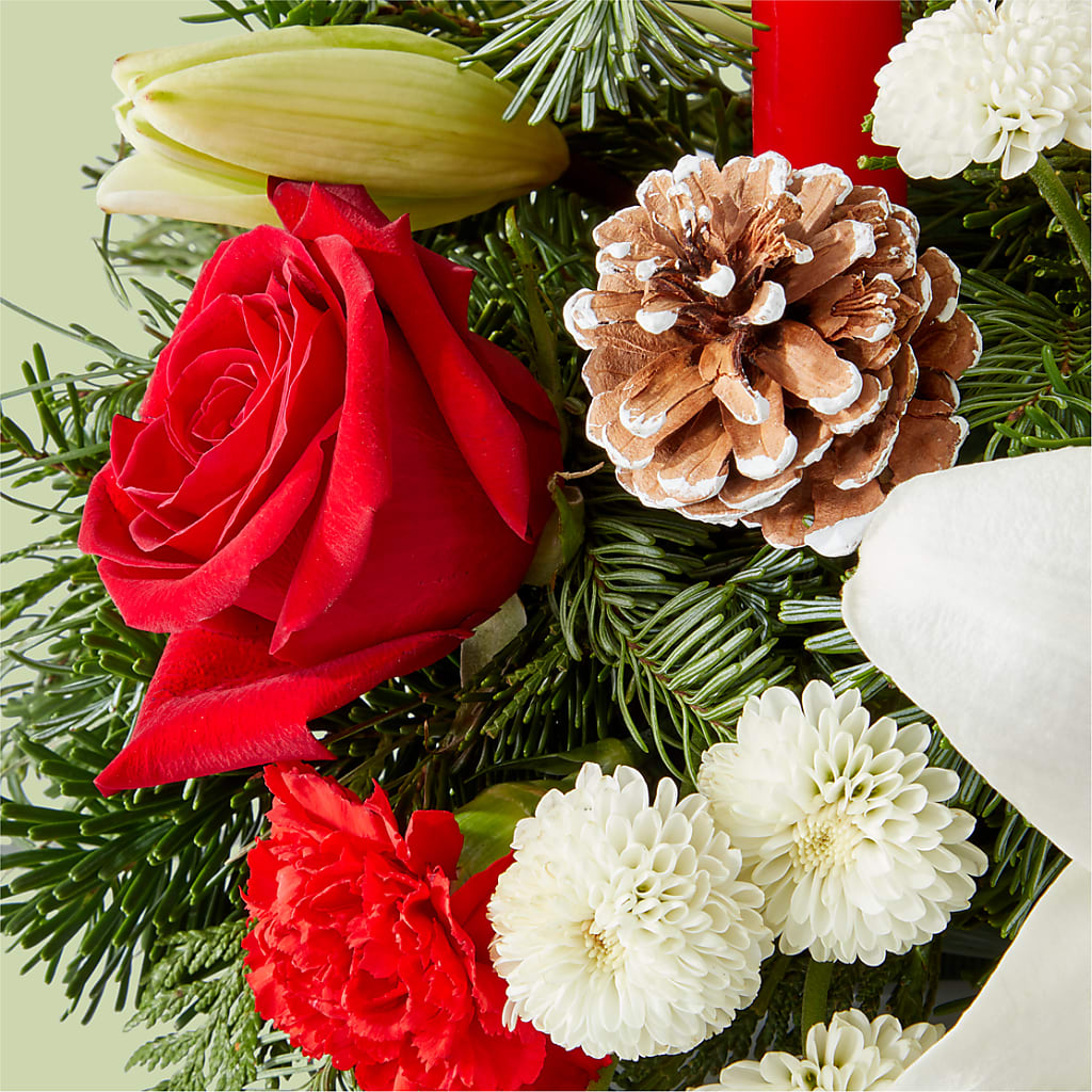 Seasonal Festivities Centerpiece –  Infinity Floral, Osseo MN